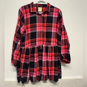 Girls Plus Flannel Tunic XXL 20.5